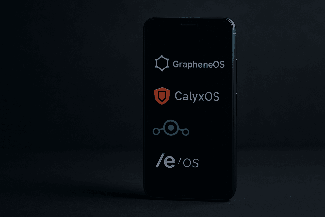 GrapheneOS vs. CalyxOS vs. LineageOS vs. /e/OS – Der große Custom-ROM-Vergleich 2026