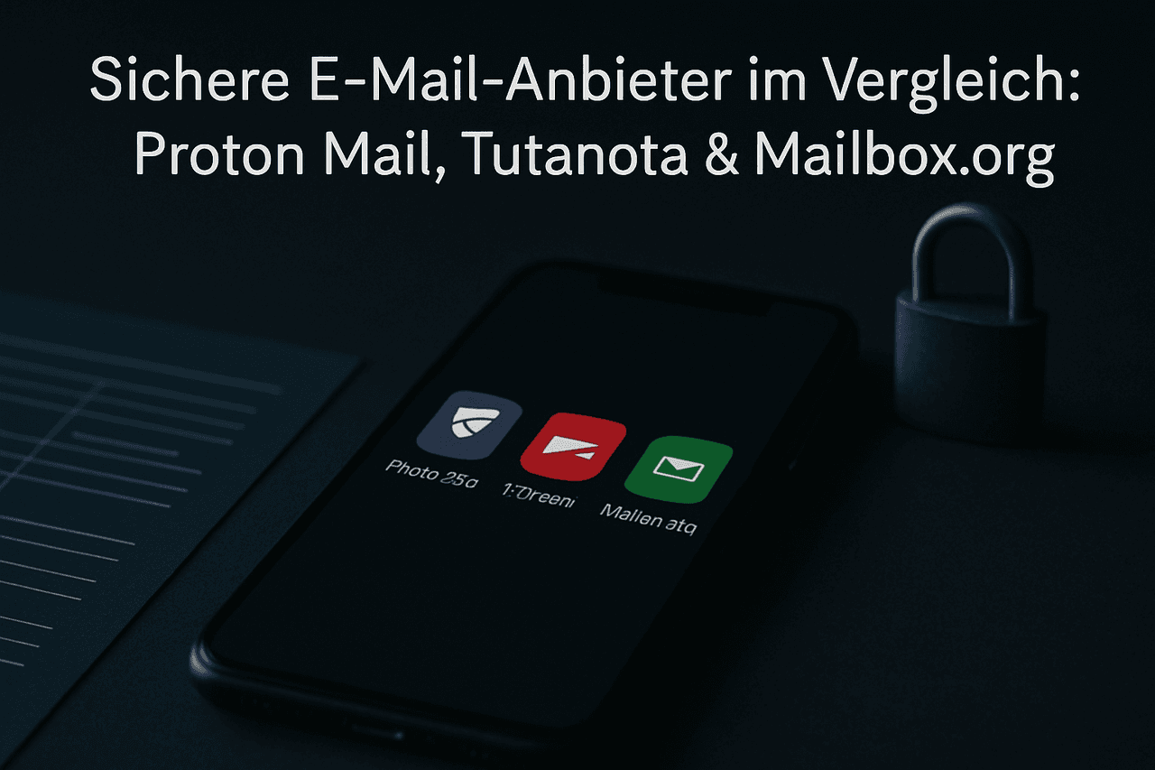 Sichere E-Mail-Anbieter im Vergleich: Proton Mail, Tutanota & Mailbox.org