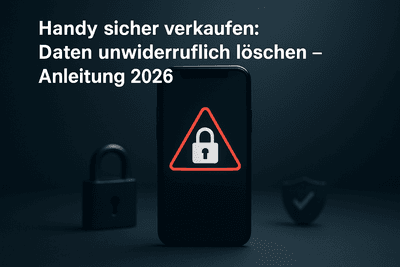 Handy sicher verkaufen: Daten unwiderruflich löschen – Anleitung 2026