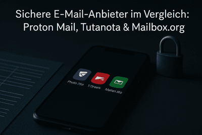 Sichere E-Mail-Anbieter im Vergleich: Proton Mail, Tutanota & Mailbox.org