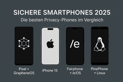 Sichere Smartphones 2025: Die besten Privacy-Phones im großen Vergleich